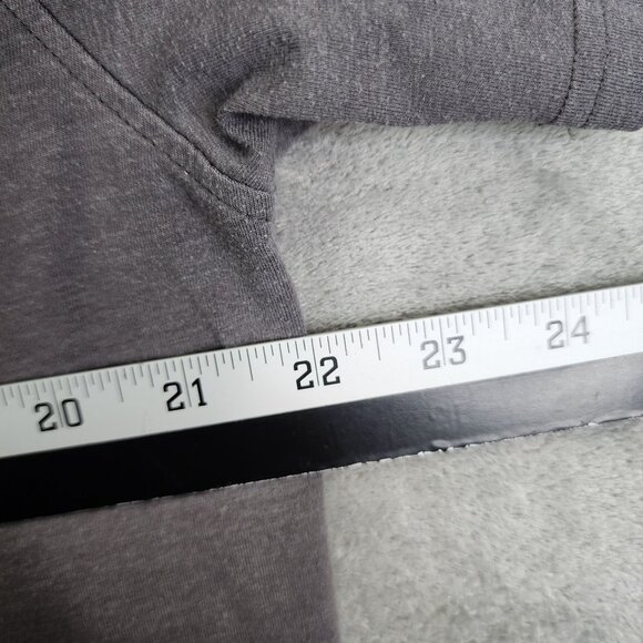 Mens Gray Under Armour HeatGear Loose Fit T Shirt Camouflage Logo Short Sleeve L - Picture 9 of 11